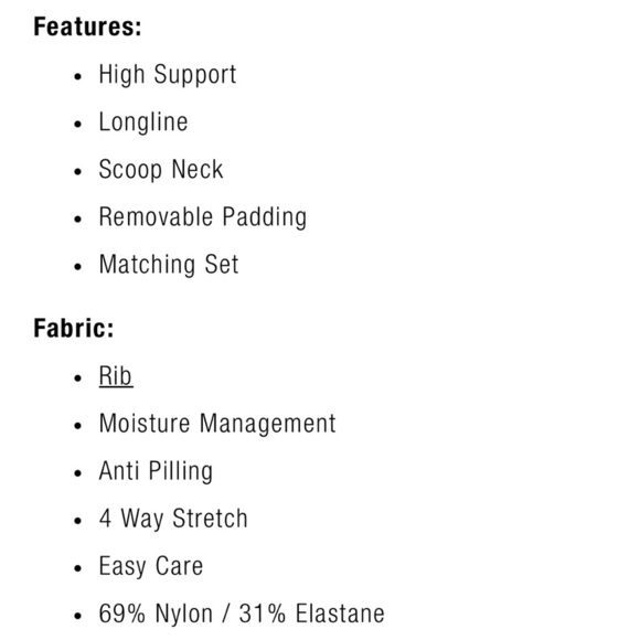 Lorna Jane wildflower rib sports bra - Picture 6 of 9